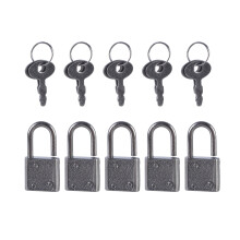 Cadenas de Style Vintage, 5 pièces, petite boîte à-nickel noir