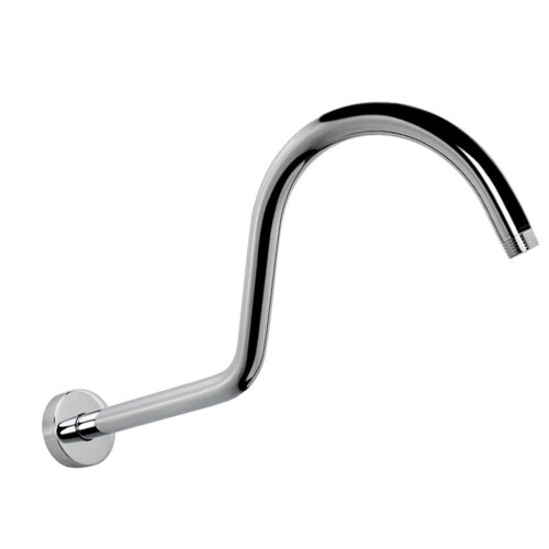 Bras de douche haut en forme de S moderne Bras de douche-placage