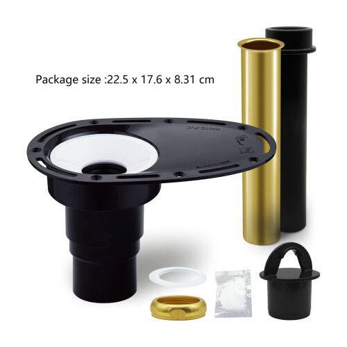 Completes Freestanding Bathtub Drain set with Brass Tailpiece 2