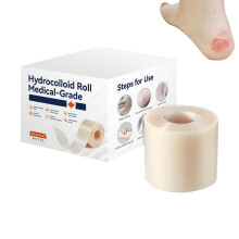 Hydrocolloid Tape 2in x 16.4ft Waterproof Pimple Patch Roll for Blister Burn Wound Invisible Breathable