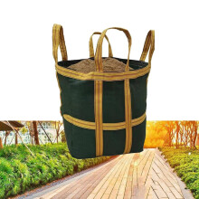 Hanging Lifting Net Canvas Soft Tray Bag Nylon Sling Reusable Lift Net Crane Pallet Cargo Net 80X80X90cm 1.52t Forklift