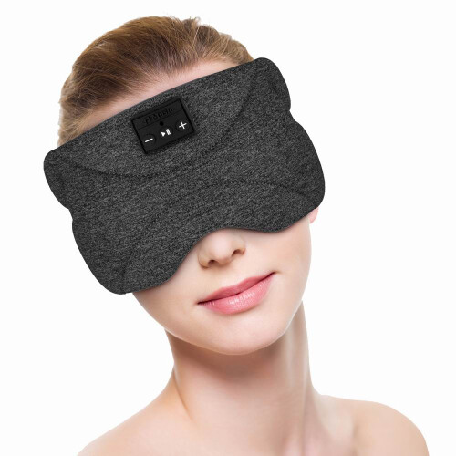 Bluetooth-Schlafmaske Schlafkopfhörer Black 1