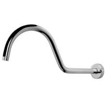 Bras de douche courbes en S, luminaire de salle de bain-placage