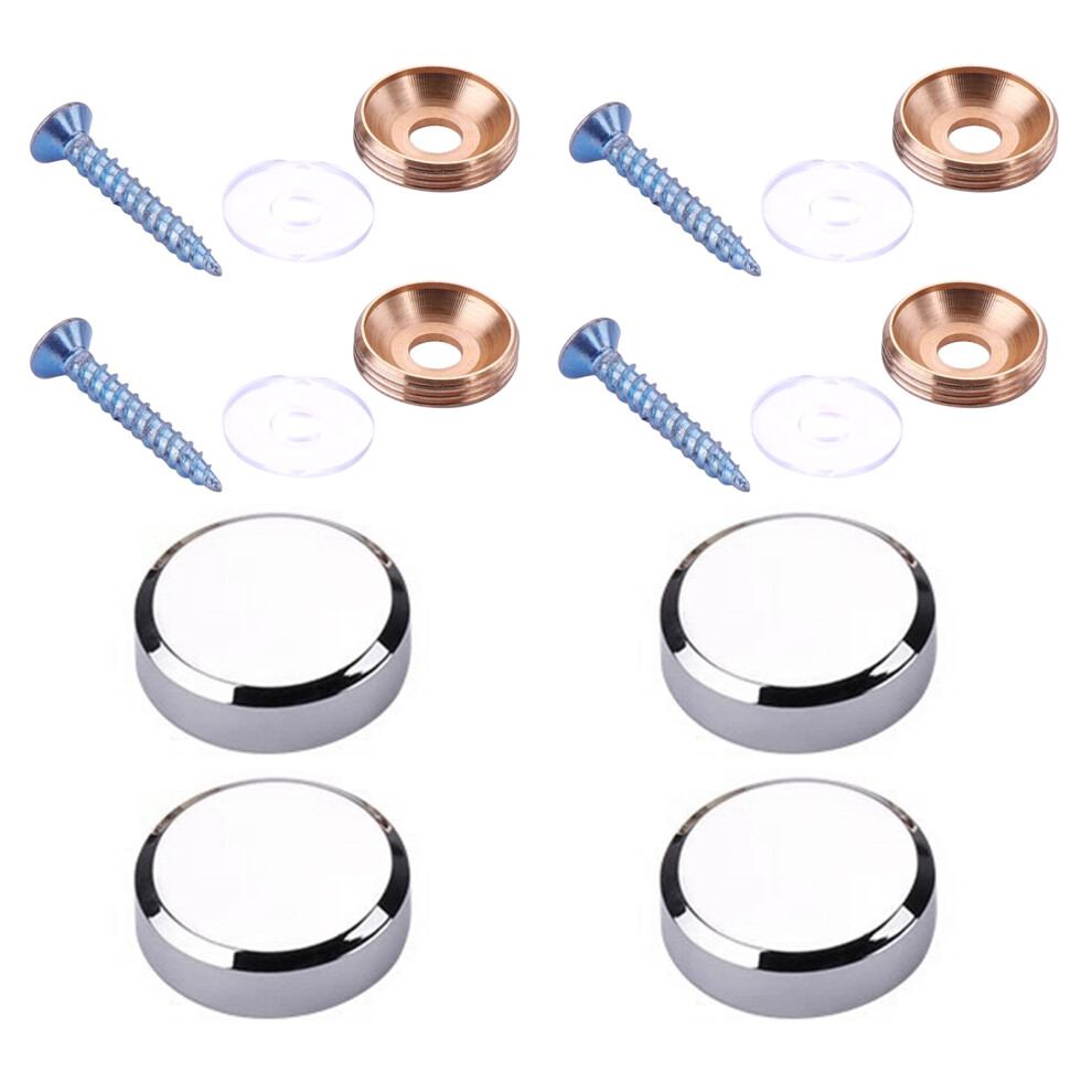 4Pcs Billboards Decorative Nails Glass Fasteners-25Mm 7732000586347