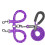 Pull Rope for Dogs, Double Puppy Walking Leash  Adjustable Comfortable Leash with Bungee for Training, Playing 5