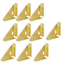 Pack of 10 Stainless Steel Corner Brackets-Three sided corner c
