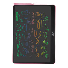 16 Inch Colorful LCD Doodle Board Tablet for Outdoor Travel, Light Pink