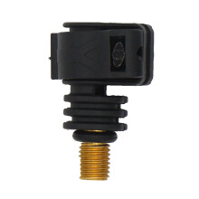 Fishing Alarm Adapter ABS Connector for Easy Installation, Durable Black Fishing Alarm Accessories, Compatible with Most Models