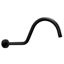 Fashionable S shape High  Shower Arm Stylish Shower Arm-Black