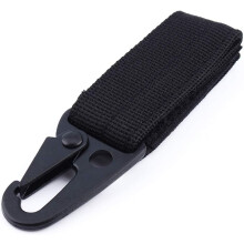 Heavy Duty Metal Hook Belt Support, Tactical Carabiner for Outdoor Activities with Adjustable Secure Closure and Organized Accessibility