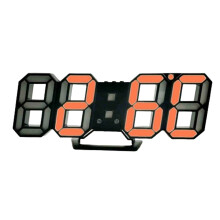 Reloj LED 3D, control remoto, pantalla digital adaptable, control automático de brillo, elegante y práctico para cualquier entorno.