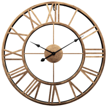 Horloges murales modernes, design vintage rustique pour la décoration intérieure et lecture facile (40 cm)