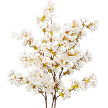 Design floral artificial pentru decorul casei, flori artificiale de măr, aspect elegant, ramuri de flori de cireș artificiale, design realist,