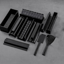 Sushi Master's Deluxe Kit, alles-in-één sushi-gereedschap voor creatieve vormen. Gemaakt van voedselveilig materiaal voor veilige en gezonde