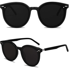 Óculos de Sol Polarizados Unissex, Estilo Vintage com Proteção UV400, Armação Redonda com Design Exclusivo e Moderno, Materiais Leves.