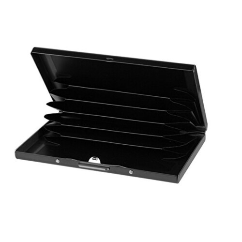 RFID-Kartenhalter mit 6 Kartenfächern Black