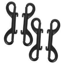 4 Pieces Trigger Clips Chain Hook Double Ended Bolt Snap Hook Metal Dog Lead Clip
