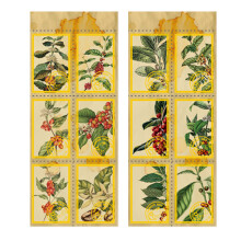 20 Stück Dekopapiere, Heißprägung, Vintage-Stil,