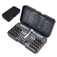 Portable Ratchet Screwdriver Set 40In1 Magnetic Driver Bit Kit For , Woodworking Mechanic Industrial Electrician