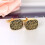 Shirt pattern cufflink for men's brand cufflinks 4