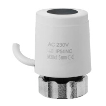 Kleine 230V elektrische actuator, efficiënte kleppen voor-Open