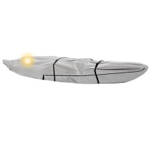 Waterproof UV Protection Kayak Canoe Cover Heavy Duty Oxford Cloth with Zipper 400x76cm 500x100cm