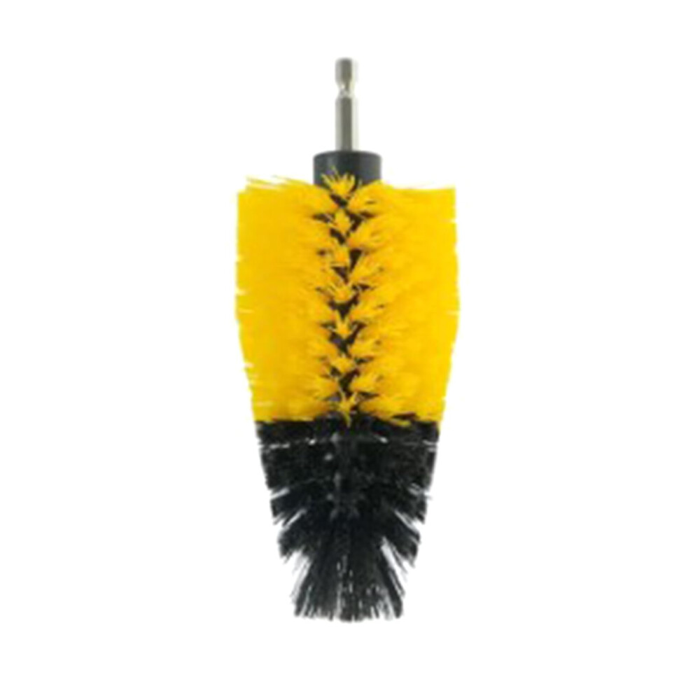 Drill Brush Conical Pointed Power Scrubber For Deep Corner Cleaning Home And Car Yellow 9347817908749