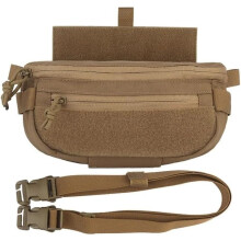 Tactical Dangler Drop Pouch Vest Extended Waist Bag for Tools Storage, Multifunctional Hunting Pocket in Durable Material