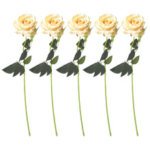 Artificial Flowers, Realistic Artificial Roses With Long Stems For Wedding Decorations, High Quality Fabric Non-Toxic Tasteless Silk Roses, Ideal For