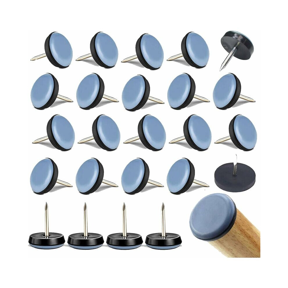 Furniture Sliders, 20 Pieces Set, Multi-Purpose Adhesive Furniture Glides For Quiet & Efficient Furniture Movement, Durable Teflon Material With Arc D 9088527680548