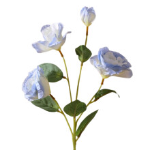 Simulation Flowers for Table Centerpiece, Non Fading 3D Floral Decor with Natural Blue Tone and Textured Petals, Durable Waterproof Artificial Blooms