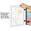 Multipurpose Kids Artwork Frame, A4 Size Solid Wood With Real Glass Front, Front Opening Design For Easy Artwork Changes, Magnetic Closure Ensures Sec 3