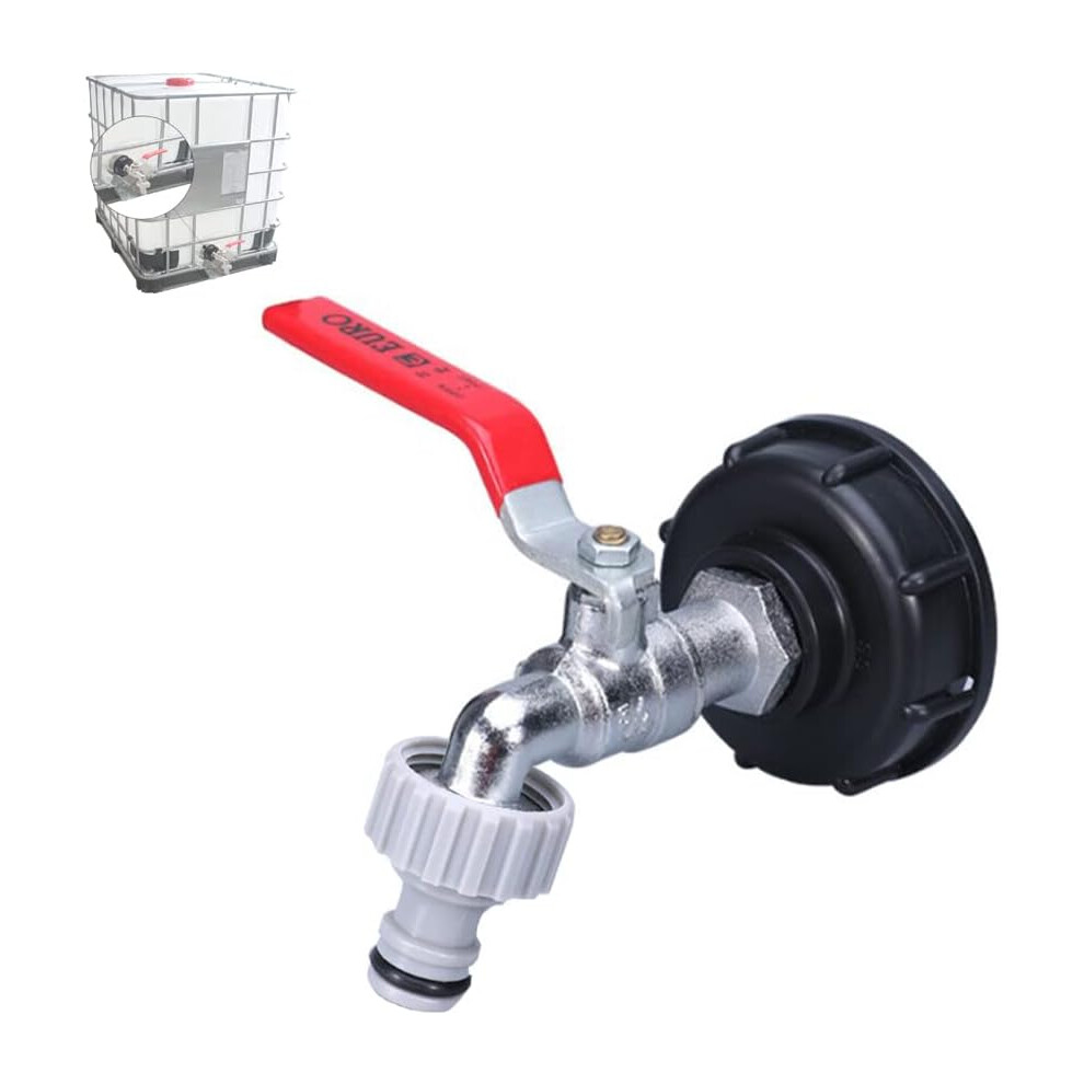 Ibc Tank Adapter, Special For Multi Specification Ton Barrels With Precision Manufacturing, Leak-Proof And High-Pressure Resistant, 1Pcs 9148971511871