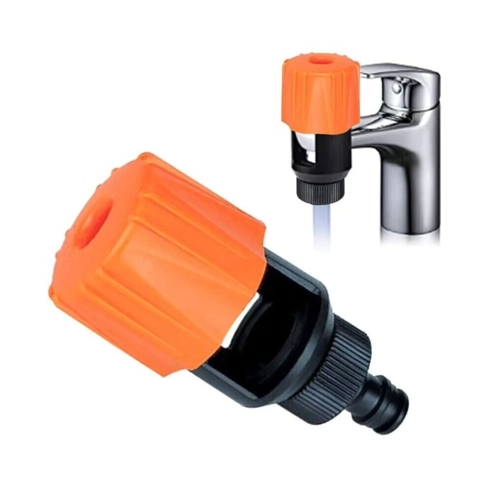 Garden Hose Pipe Connector, Universal Faucet Connector Ensures No Leakage And Stable Performance, Featuring High-Quality Abs Tpr Material And Easy Ins 9074015901035