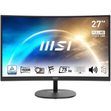 PC LED-scherm - MSI - MP271CA - 27 inch - Gebogen - Full HD 1080p - Zwart