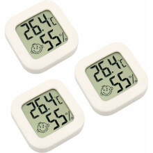 Digitales Temperatur- und Feuchtigkeitsmessgerät für Innenräume, Thermometer-Hygrometer mit gut lesbarem Display, präziser Raumsensor für Zuhause