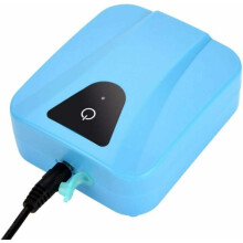 Luftpumpe til fiskeakvarier, soldrevet iltpumpe med USB-genopladelig teknologi, dobbelt anvendelse, nedsænkbart design til støjsvag beluftning i