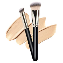 Pinceau contour biseauté, petite tête de pinceau profondément biseautée pour une précision optimale, design ergonomique pour une prise en main