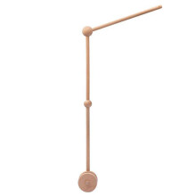 Soporte de madera para móvil de cuna con capacidad de peso, brazo para móvil de cuna de tacto natural para una fácil instalación en la