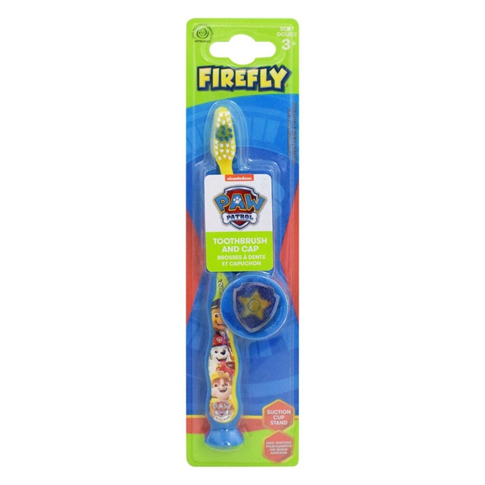 Firefly Paw Patrol Marshall Kids Toothbrush with Protective Cap, Age 3+