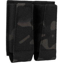 Tactical 9MM Double Magazine Pouch Nylon MOLLE Mag Bag for 9MM Mags Outdoor Hunting BCP