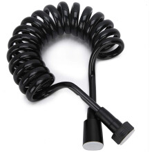 2M Copper Cap Bidet Shower Hose, Flexible Retractable Spring Shower Hose Accessories for Universal Shower Interface