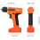 Multifunctional Electric Screwdriver Adjustable 0.28Nm Torque Intelligent Torque Control System Tool Set Ref: 3968 2