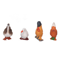 Kinder Bauernhoftiere Spielset, Kunststoff, 12 Figuren