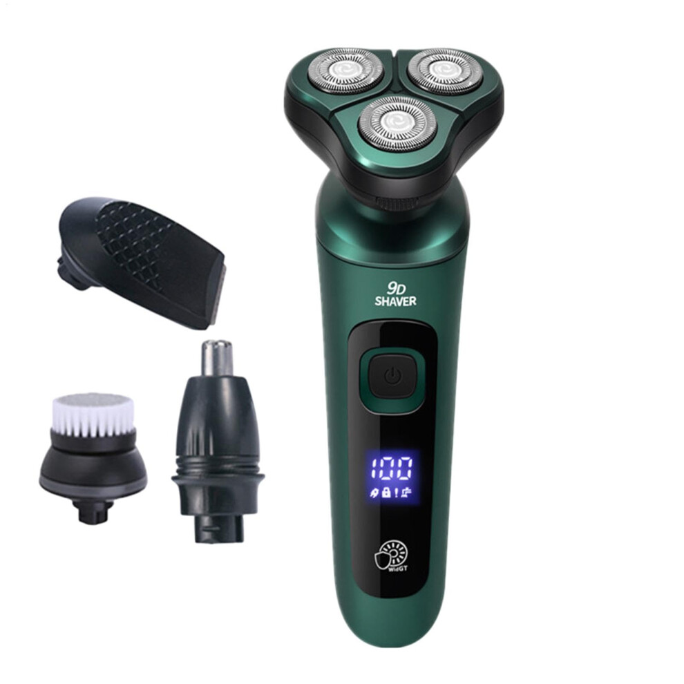 Electric Shaver for Men with LCD Display, Waterproof Cordless Beard Trimmer, Rechargeable