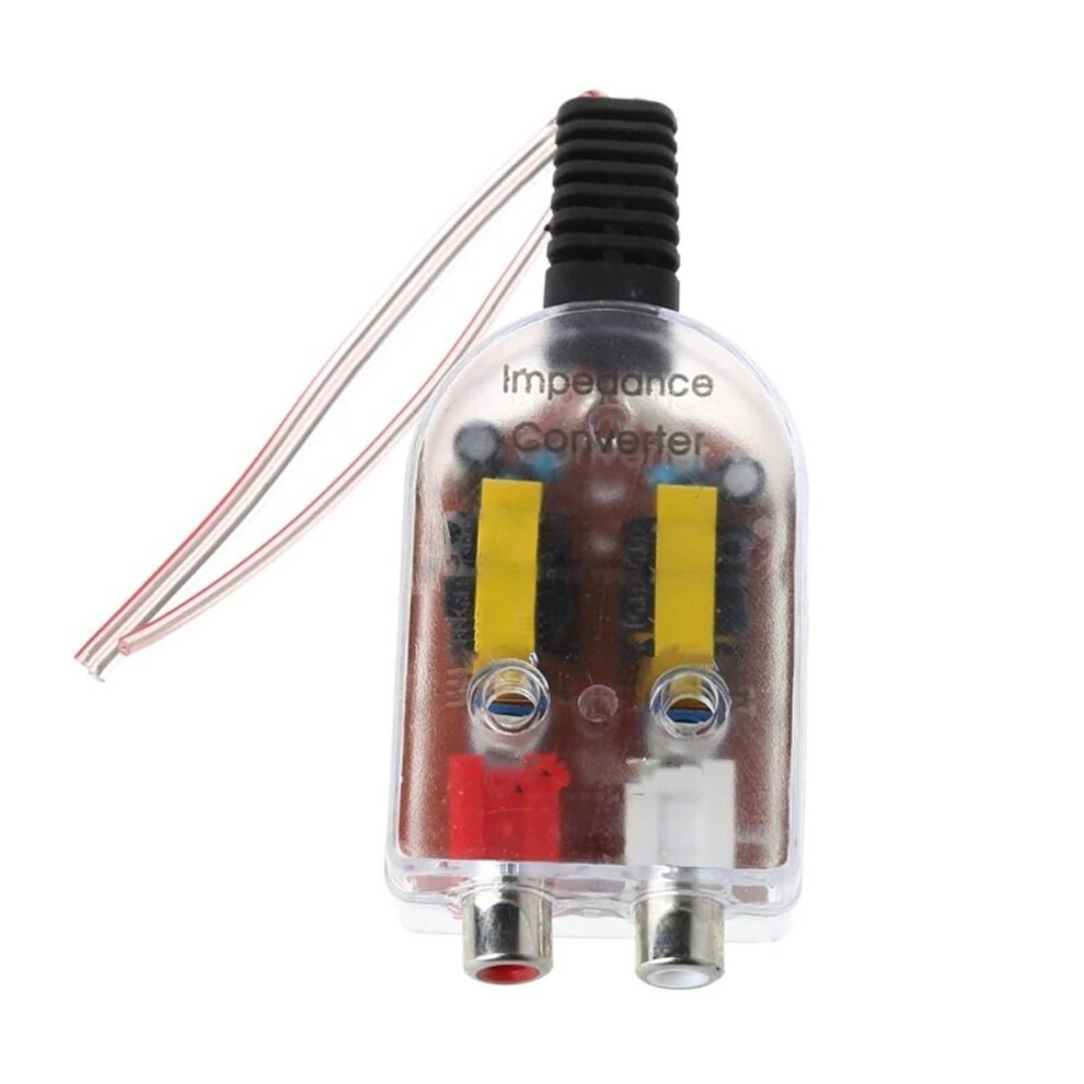 Tweeter Universal 12V Rca Line Auto Stereo Radio Converter Speaker To Low Auto Amplifier Auto Impedance Converter Audio Tweeter 9347817910346