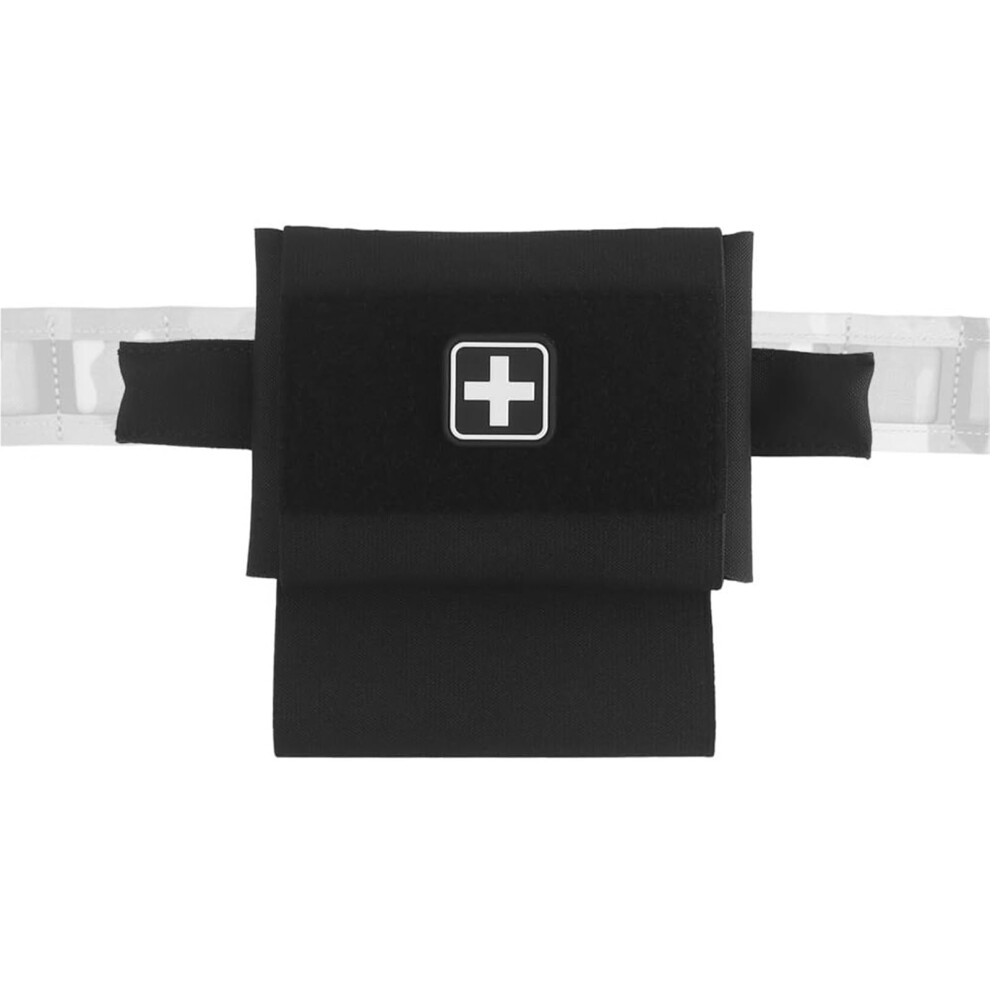 Tactical MOLLE IFAK Medical Pouch with Tourniquet Holder, Belt Mounted Compact First Aid Bag