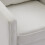 Living And Home Beige White Single Sofa Armchair 5