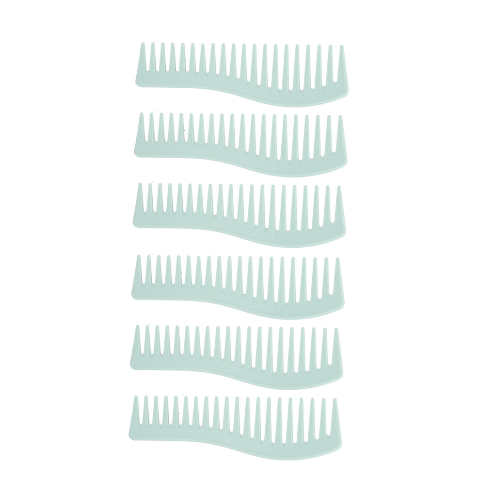 Unisex 10Pcs Wide Tooth Comb Set Â Large, Detangling Hairbrushes For Wet Hair, Abs Material