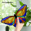 Buntglasfenster-Ornament, doppelseitig, bunte 1